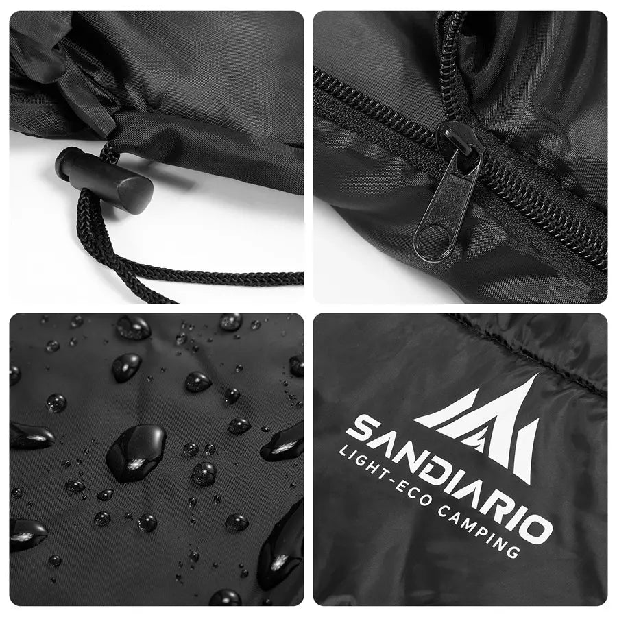 Sandiario Saco de Dormir Envolvente de Algodão