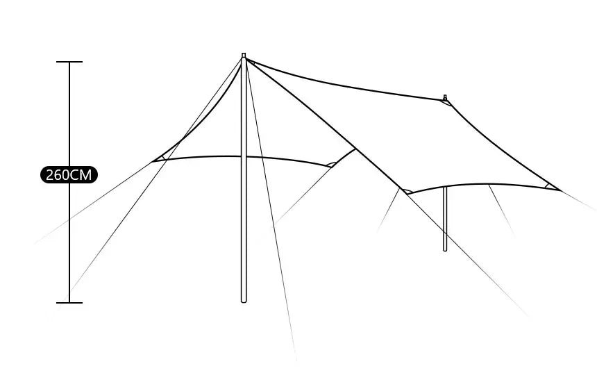Sandiario Toldo Hexagonal