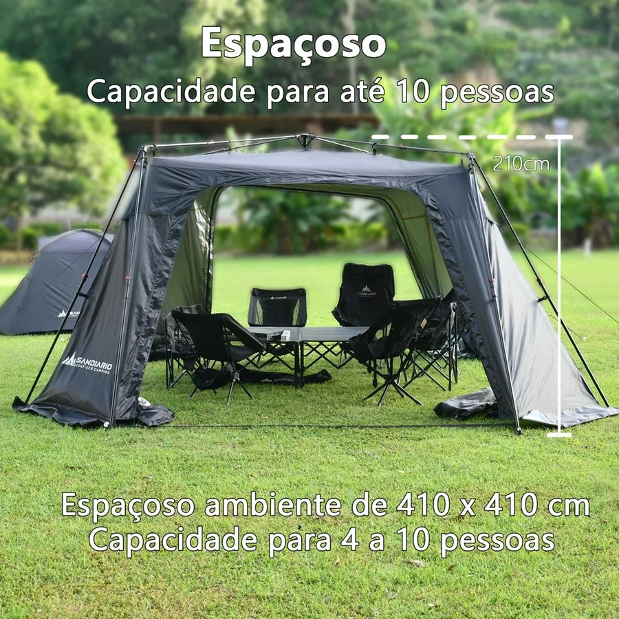 Sandiario Toldo Domo de Cúpula Montagem Rápida