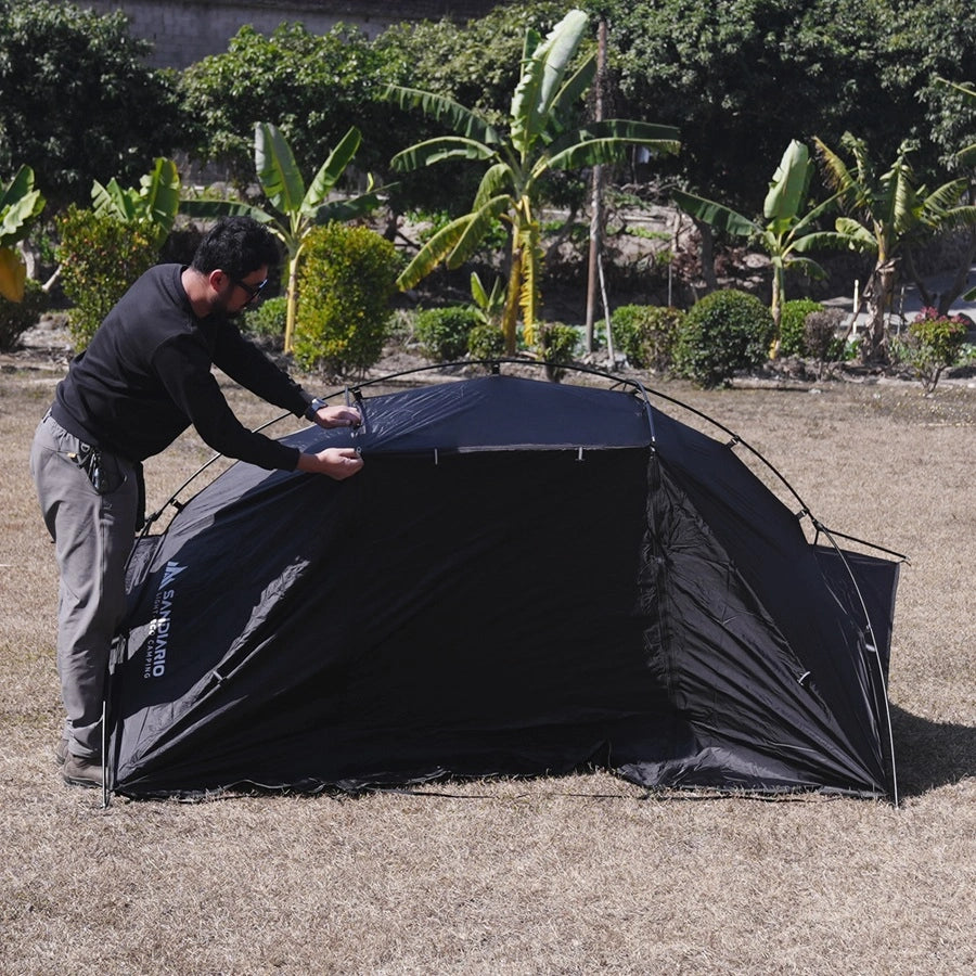 Sandiario MH2P/MH2N Tenda para 2 Pessoas com Estrutura Cruzada Reforçada