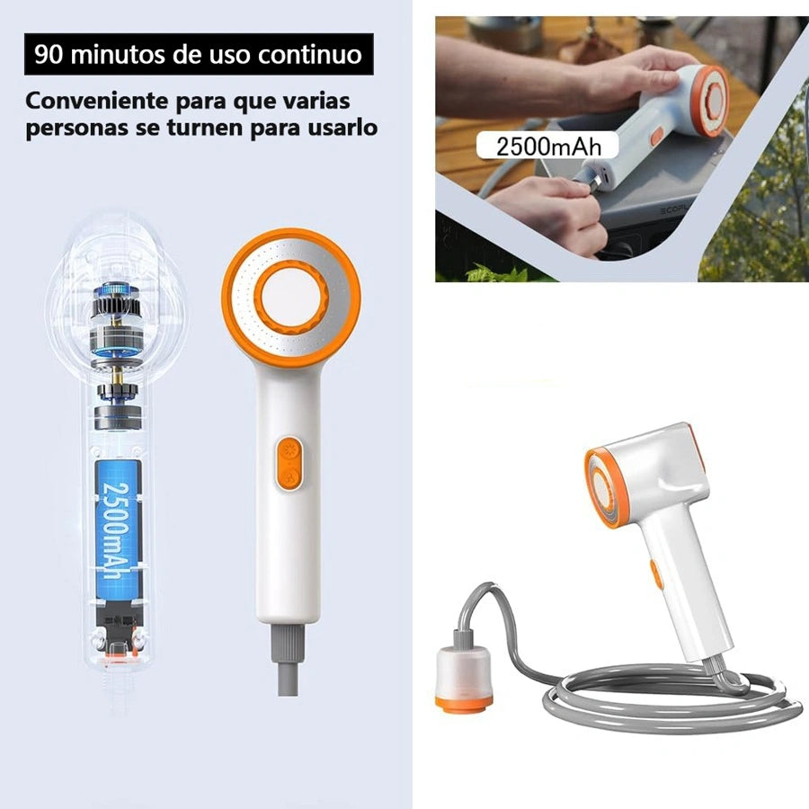 Sandiario Chuveiro Portátil com Filtro e Lanterna