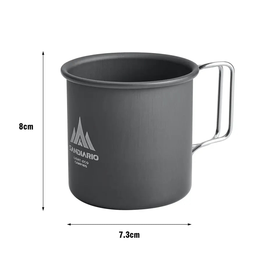 Sandiario Copo de Alumina Dobrável